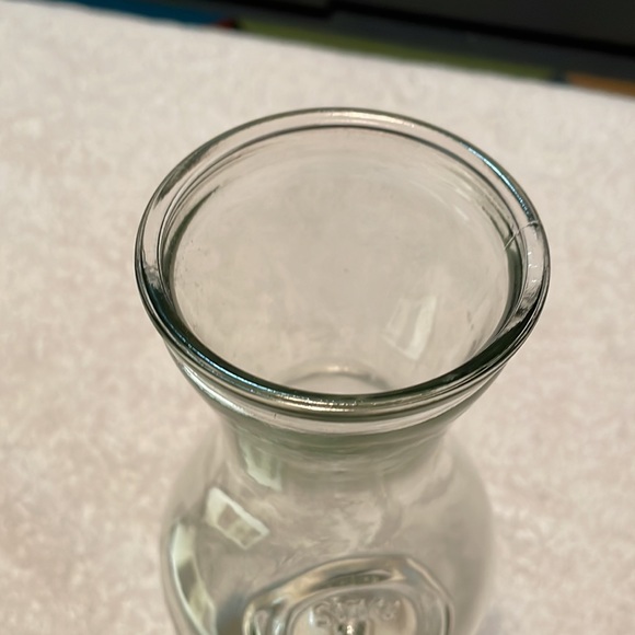 Vintage Paul Masson since 1852 etched glass wine decanter, pitcher carafe - Picture 8 of 9